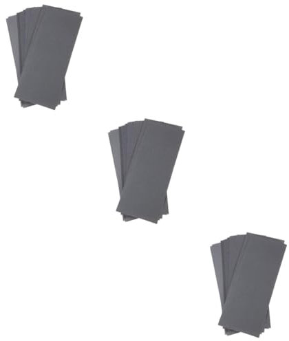 HOODANCOS 3 Sätze Schleifblätter Für Schleifpapier Mit Körnung 800 Nassschliff Zum Polieren 12 Blätter * 3