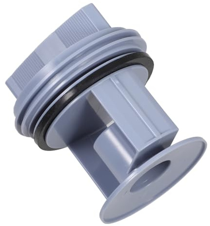 DOITOOL Washer Drain Pump Filter with Seal Cover Plug for Fully Automatic Drum Washing Machines – Replacement Washing Machine Hose Splitter and Drainage Water Pump Accessory for Laundry Appliances