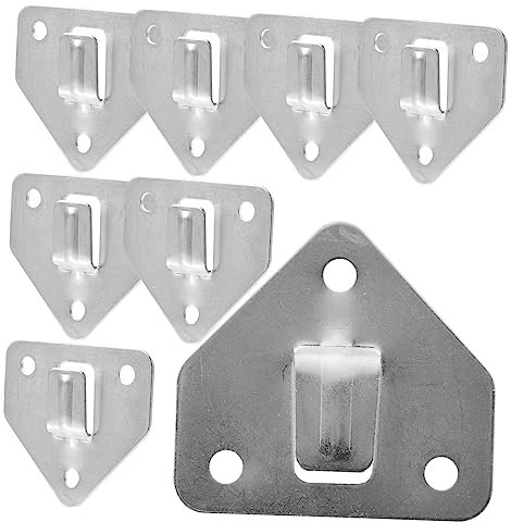 SEWACC Feuerlöscherhalterung Wandhalterung Metall 8 Stück Wandmontage Feuerlöscherhaken Stabile Halterung Für Feuerlöscher Wandbefestigung