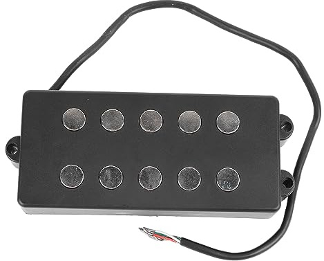 Vibrivio Elektrischer Bass-Tonabnehmer, hervorragende O-Ausgangsvorverstärker-Verkabelung, Bass-Vorverstärker-Schaltung Tonabnehmer für Gitarre, Sound, einfache Installation