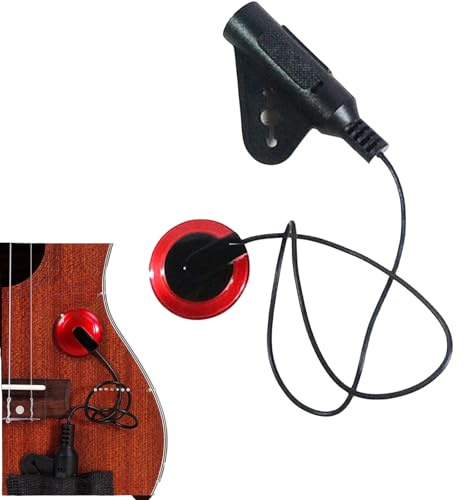 Professioneller Piezo-Kontaktmikrofon-Tonabnehmer für Akustikgitarre, Ukulele, Violine, Mandoline, Harfe, Banjo, Musikinstrumentenzubehör