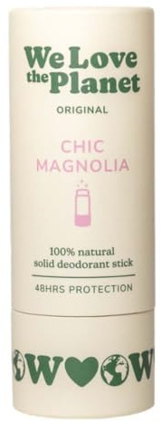 We Love the Planet Deo Stick, Papertube, Chic Magnolia, 40g