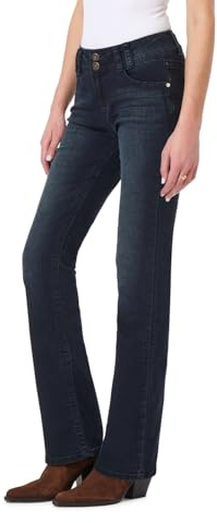 WallFlower kvinnors Instastretch Luscious Curvy Bootcut jeans, Blackberry, 11 Shorts