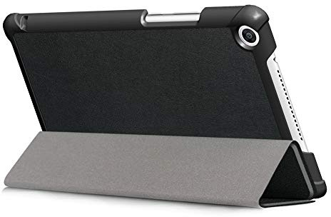 Kepuch Custer Hülle für Huawei MediaPad M5 Lite 8/Honor T5 8,Smart PU-Leder Hüllen Schutzhülle Tasche Case Cover für Huawei MediaPad M5 Lite 8/Honor T5 8 - Schwarz