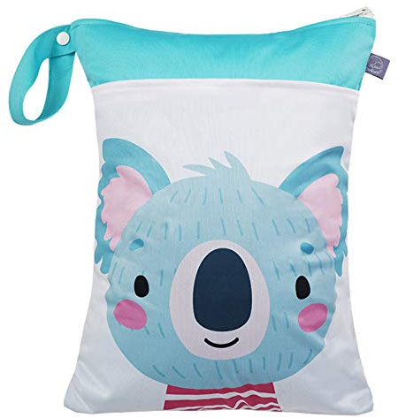 Maeau Wetbags für Stoffwindeln Windeltasche Wickeltasche Baby Wetbag Organiser Beutel Nasstaschen Kindergarten Nassbeutel Wiederverwendbare Wetbag Waschbar Gym Bag