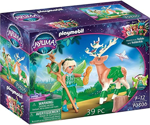 PLAYMOBIL Adventures of Ayuma 70806 Forest Fairy mit Seelentier, Ab 7 Jahren