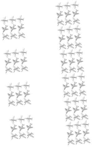 STOBOK 120 STK Stecknadeln Für Flugzeuge Whiteboard Flagge Drücken Süße Anstecknadel Reise-pinnnadeln Dekorative Reißnägel Bastelpapier Stift Bürobedarf Planke Foto Metall Kork Kind Karte