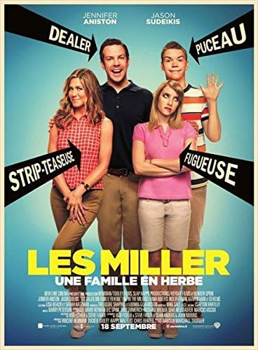 Affiche Cinéma Originale Grand Format - Les Miller : Une Famille en Herbe (format 120 x 160 cm Pliée) Année 2013
