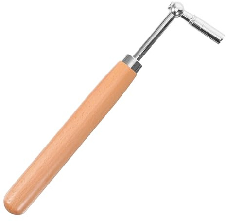 Klavierschlüssel und Stahl mit Schlankem Stab für Piano | Stimmwerkzeug für Instrumentenzubehör, Leicht und Tragbar, Kompaktes Format für Reparaturarbeiten