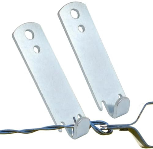 Shitafe Zaundraht-Spannwerkzeug, T-Pfosten-Clip-Werkzeug | 2X robuste Drahtspanner für T-Pfosten-Clips | Rostfreies, multifunktionales Zaunwerkzeug, Drahtdrehwerkzeug für T-Pfosten-Clips