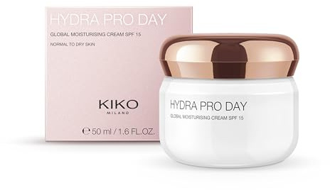 KIKO Milano Hydra Pro Day, Global Spf 15 Fuktgivande Ansiktskräm Med Hyaluronsyra