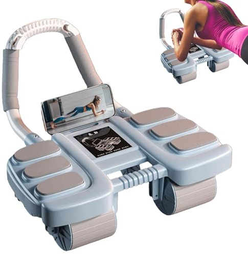 Kouamor Bauch-Roller, Bauchmuskel-Roller, Bauchmuskeltrainingsgerät, Blau, 42 x 36 x 24 cm