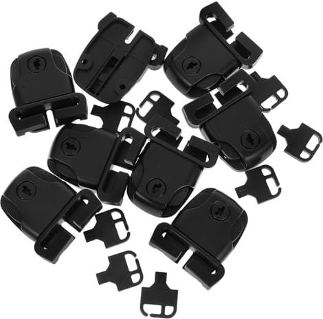 Zerodeko 8pcs Spa Bathtub Head Clip Hot Tub Cover Clip Locks Hot Tub Latch Repair Hot Tub Cover Replacement Parts Replacement Latches Clip Locks Spa Cover Latches Hot Tub Lock Plastic Black