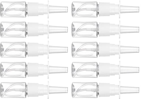 Cabilock 10 pièces Flacon Pulvérisateur Nasal Portable avec Spray Direct Flacon Compact et Étanche pour Voyage et Usage Extérieur Lot