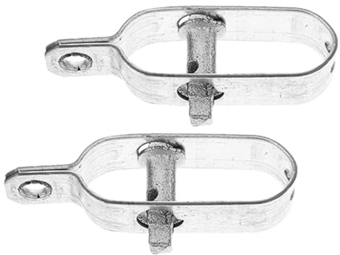 GANAZONO Tensor de Alambre de Acero 100mm para Invernadero, 2 Piezas, Herramienta Tensora Resistente para Tensión de Cuerda Metálica en Jardinería y Protección Solar