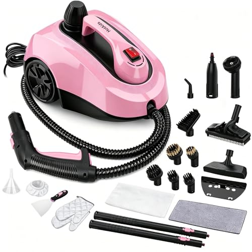 HotAids Limpiador de vapor para muebles tapizados con cable de alimentación extra largo de 5 m para vapor, horno, coche, azulejos, alfombras, cojines, sofá, chinches.