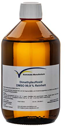 DMSO 99,9% Reinheit (ph.eur.) 500ml im hydrolytischen Veralgas