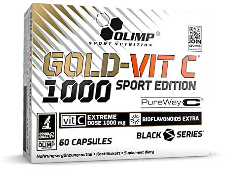 Olimp Sport Nutrition Gold-Vit C 1000 Sport Edition - 60 Kapseln - Vitamin C 1000mg