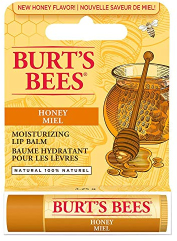 Burt's Bees Baume pour les lèvres au miel et à la vitamine E, 100% naturel - Le stick de 4,25g