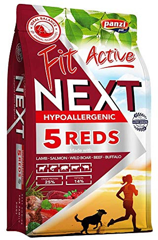 Panzi Pet - Fit Active Next Meadow Stars – Hypoallergenes, getreidearmes Hundefutter – Hundefutter mit Kaninchen, Lamm & Rind – 3kg
