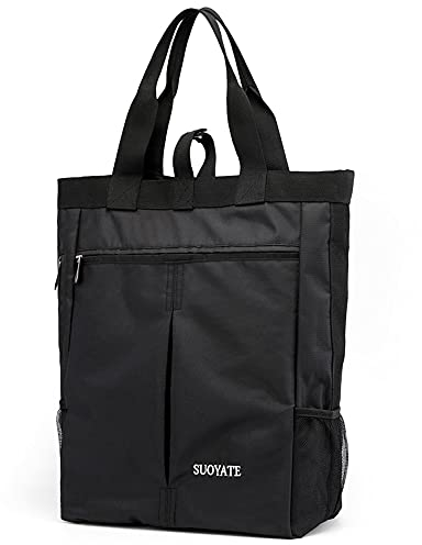 zhongningyifeng Tote Tasche für Männer Laptop A4 Schultertasche Wasserdicht Leichtgewichtige Tasche mit oberem Griff für Geschäftsreisen, Arbeit, Fitnessstudio, Schule