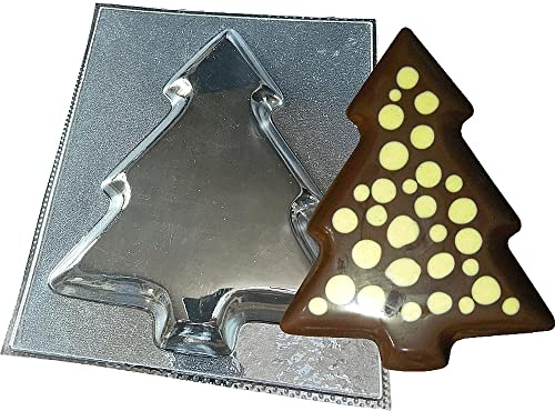 dennycraftmoulds.co.uk Christmas Tree Chocolate Mould Extra Large 22cm Tall 300g, Transparent, 4081a