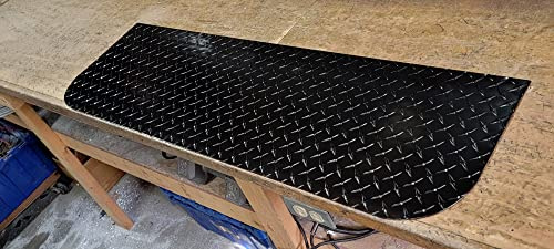 Fits Club Car DS Golf Cart Powder Coated Aluminum Diamond Plate Rear Seat Step Cover
