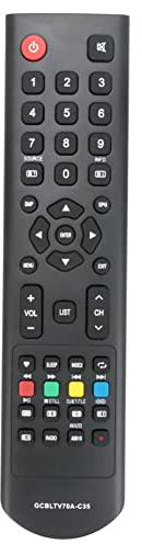 Remplacer Télécommande fit for Chiq Saba PEAQ KUNFT K4117H32H K4157H28H | K5131H32H SA32B46 SA24S42 SA32B42 SA32B45 SA40S50 SA24S40 L24G5W L40G5W L32G5W L40H4 L32H4 PTV-32H-5024C