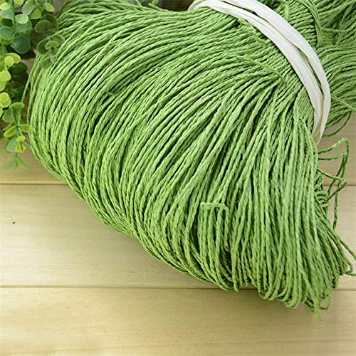 XiaoXIN 500g 600meter 23 Colori Filato di Carta Rafia Naturale Cappello Fai da Te Borsa Borsa Cesto Rattan Materiale per Maglieria all'Uncinetto