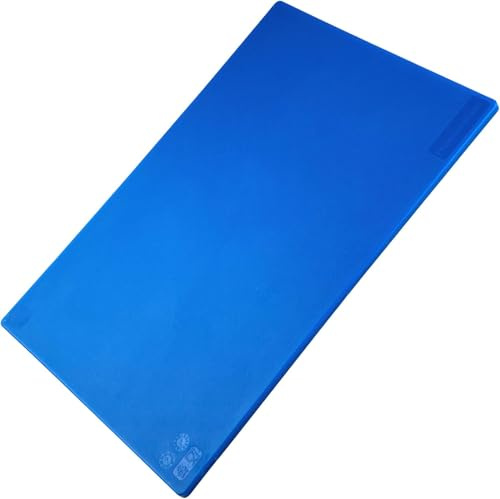 Schneidebrett aus Kunststoff Extra Groß – Farbe Blau: Für Fisch – Farbcodierung nach HACCP – Profi Gastro Schneidebretter – Spülmaschinenfest, ca. 45 x 30 cm – FMprofessional