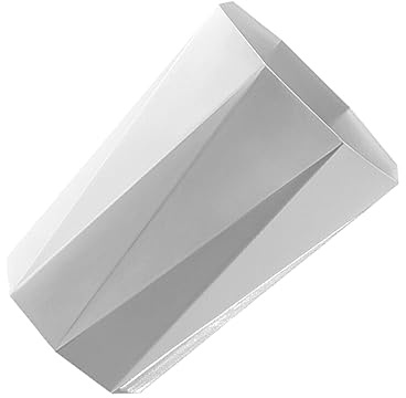 Allayu Papelera Eficiente Asequible Respetuoso con el Medio - Imprescindible para Cada hogar Cubos de Basura de plástico para el hogar Cubos de Basura Papelera, Blanco, L