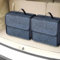 CiCixixi 2 piezas Bolsa Maletero Coche de Fieltro, Organizador para maletero, Organizador para Herramientas y Limpieza, Accesorios para compras y coche 35X30X20CM