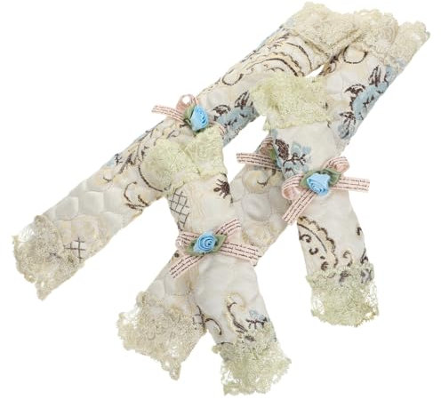 Kühlschrankgriffhandschuhe Spitze Flanell aus Lila
