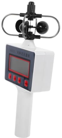 OKUMEYR Handheld Anemometer Mit Lcd-display Tragbarer Luftstrommesser Für Outdoor-aktivitäten Und Bildungszwecke Präzise Messungen Für Geografie Landwirtschaft Und Mehr