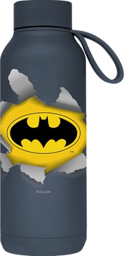 Quokka Borraccia termica in acciaio inox solido con gancio Slate 510 ml Batman