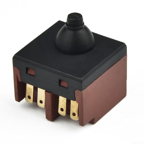 HomeVortex 1 paio di interruttori per smerigliatrice angolare, interruttore a pulsante di ricambio, accessori per utensili elettrici portatili, facili da maneggiare e installare