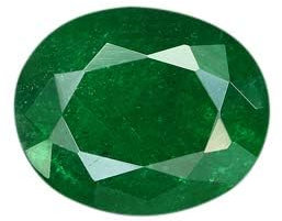 INDIA MADE Piedra preciosa de esmeralda natural Ratti de 7,25 ratti, original certificada, piedra panna colmbiana, corte ovalado para hombres y mujeres por Lab Certifeid-B0DFGZBS2J, plata, zafiro