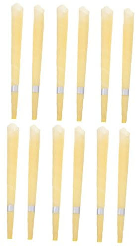 PENIKOKO 12 Stück Ohr Aromatherapie Stäbchen aus Natürlichem Bienenwachs Angenehm und Komfortabel Ohrenschmalzentfernung Schlafhilfe für Entspannung und Sauberkeit