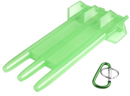Generiskt dartfodral – PP 17 x 8,5 x 3,4 cm, robust dartväska med lätt skydd, säker förvaring, enkel transport | transparent darthållare för, resor