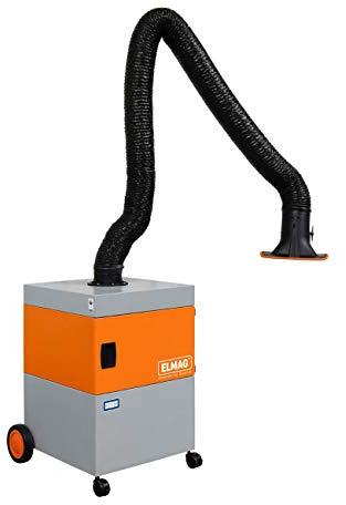 Absauganlage, fahrbar, Profi-Master Absaugarm Ø 150mm/3m in Schlauchausführung, Absaugl. mit Arm max. 1.100 m³/h ~ 1,1 kW