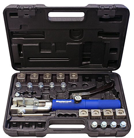 Mastercool 72450 Metrisches Bördelwerkzeug-Set, Schwarz/Silber/Blau