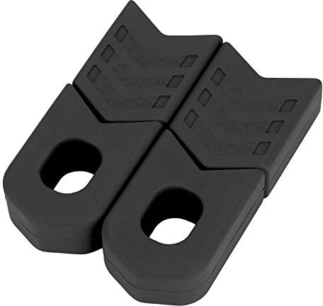 Fahrradkurbelschutz, Silikon Fahrradkurbelstiefel Protektoren Fahrradkurbelschutz Kurbelgarnitur Kurbelabdeckkappe f¨¹r Mountainbike Rennrad(Schwarz) Radfahren Fahrr?der Und Ersatzteile