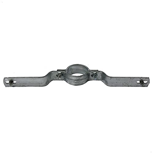 Rohrschelle DN60 verzinkt – für 60 mm Rundrohr mit 350 mm Bohrlochabstand (1 Stück)