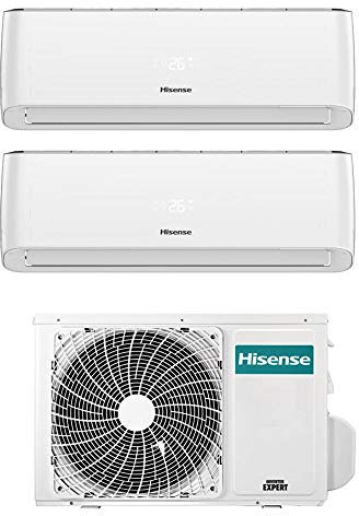 Climatizzatore Dual Split 12+ 12 Btu, Inverter, Wi-Fi, Gas R32 - Hisense Energy Pro