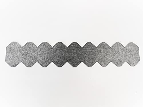 3 Streifen Dachschindeln Schiefer (55 mm) - First grau Manufaktur Martinshof Biberschwanz, Dachschindeln, Minidachschindeln hergestellt in der Werkstatt für behinderte Menschen