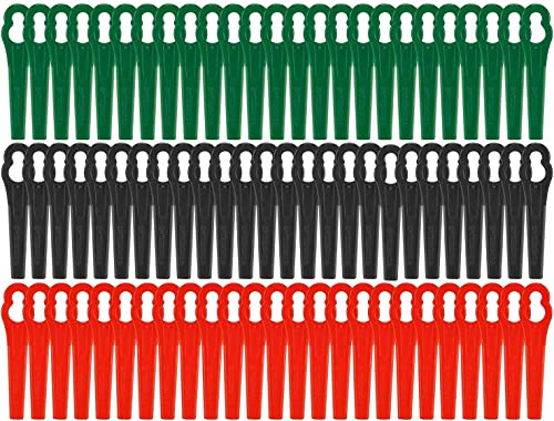 lame in plastica tosaerba lame per tagliaerba lame di plastica per decespugliatore 120pz per Decespugliatore Lame Ricambio Tagliabordi Trim Veloce Switchblades