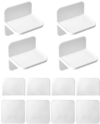 NETONDA Möbel Kippsicherung Kindersicherung Schrank 4 Stück Anti Kipp Halter Kippschutz Wandanker Möbelanker Schrankbefestigung für Babysicherung Verhindern Baby Haustiere kleben ohne Bohren