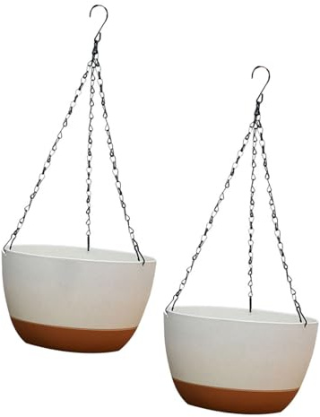 Yardwe 4er Set Hngepflanzer Outdoor Kunststoff Blumentpfe Hngeblumentopf Outdoor Hngekrbe Wand Hngekorb Kleine Hngekrbe Fr Pflanzen Blumentopf Blumenkorb Dekorieren