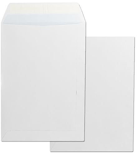 SOBRE BOLSA N.15 BLANCO B5 176X250 MM TIRA DE SILICONA (50 uds, 176X250 mm)