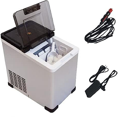 High-speed Automatic Ice Maker Car-mounted Home Use Makes Ice in As Little As 6 Minutes Two Ice Sizes Are Perfect for Outdoor Activities and Sudden Visitors! Ice Maker, Time-saving Cookware, Ice Maker